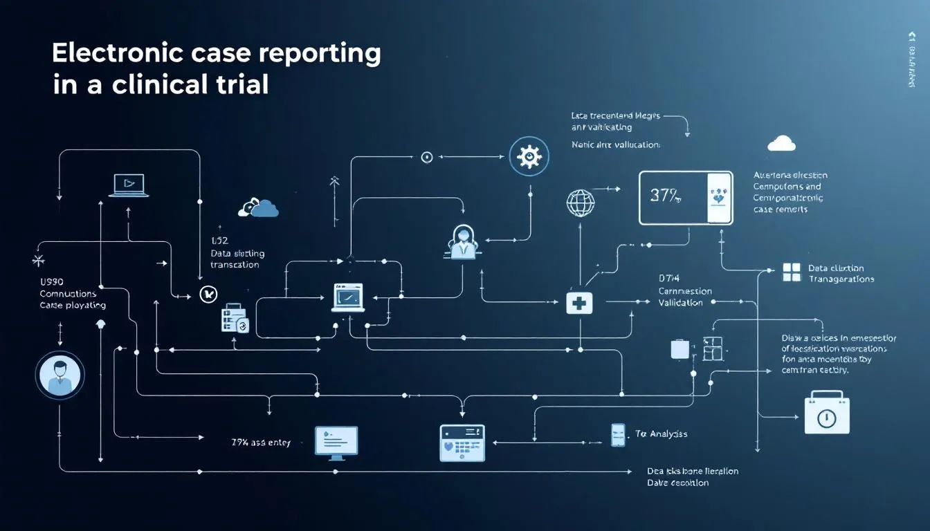 A case study example of electronic case reporting in a clinical trial setting.