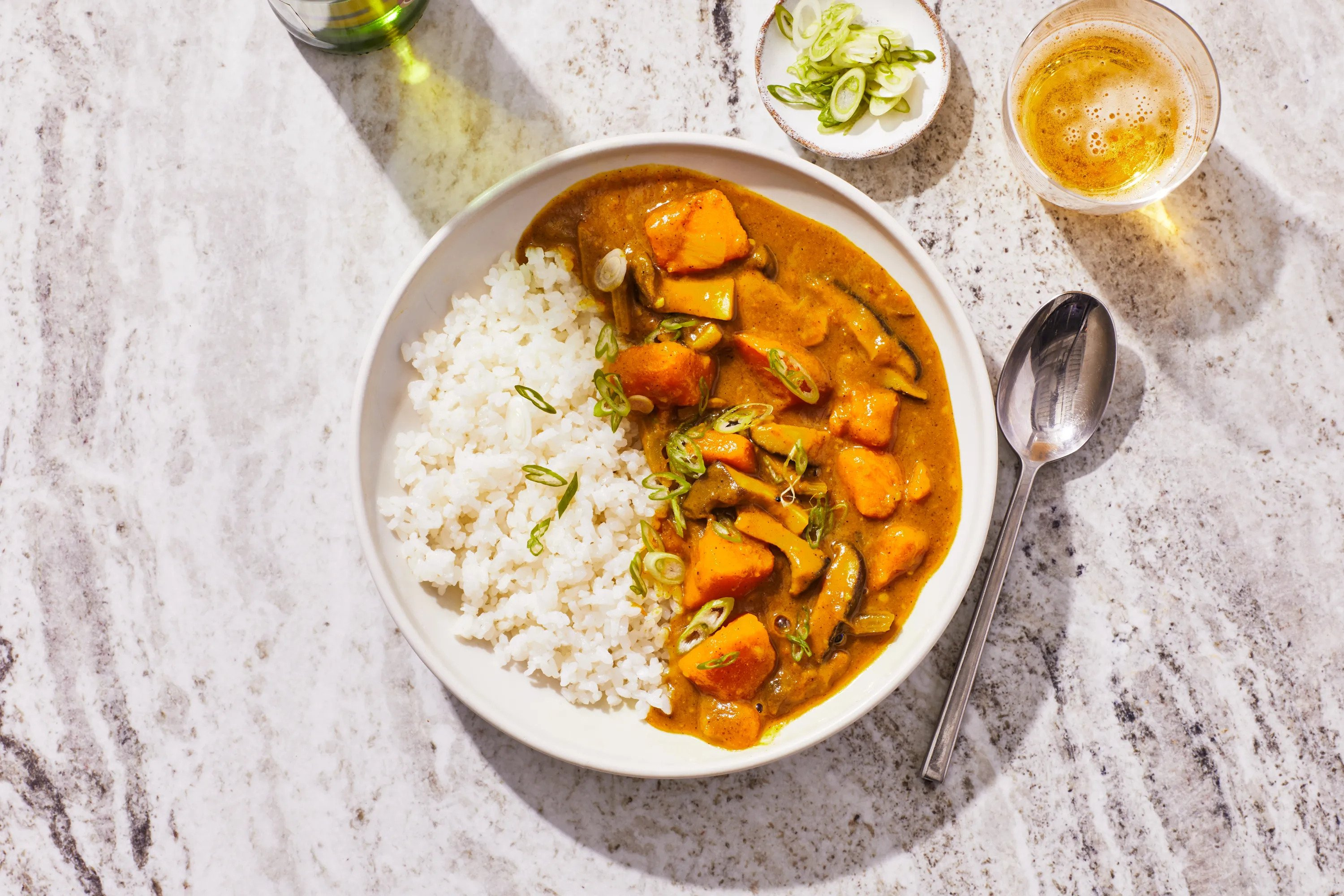 Japanese Curry With Winter Squash and Mushrooms, Photograph By Isa Zapata