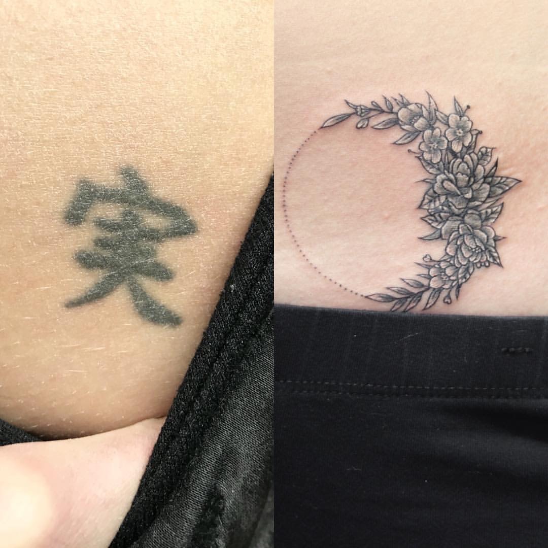 Chinesisches Tattoo cover up