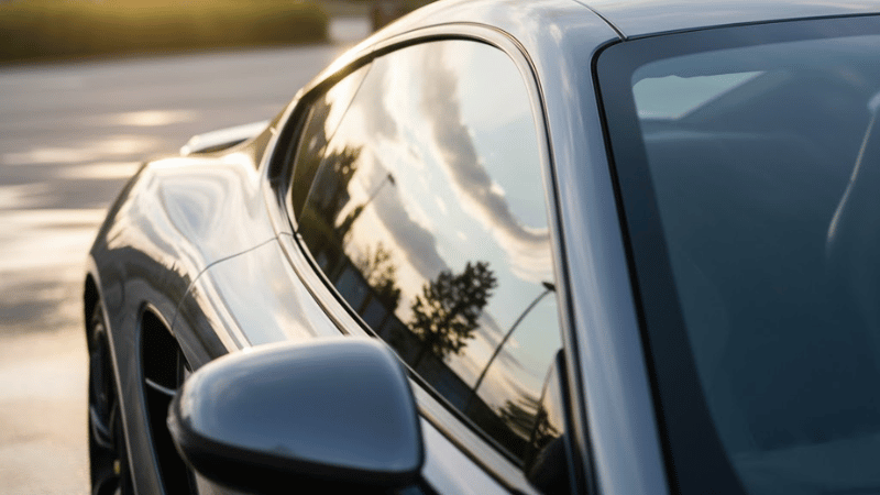 silver Mirrored car Window Film