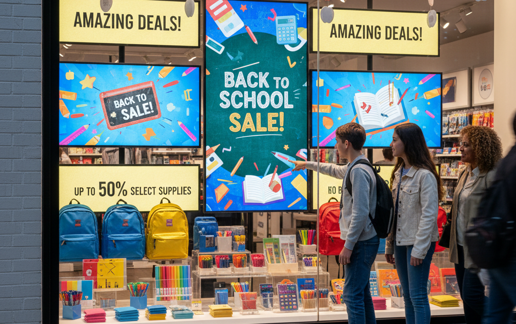 20 Best Examples of Window Displays for Your Store 19 seasonal retail window display for back to school campaigns