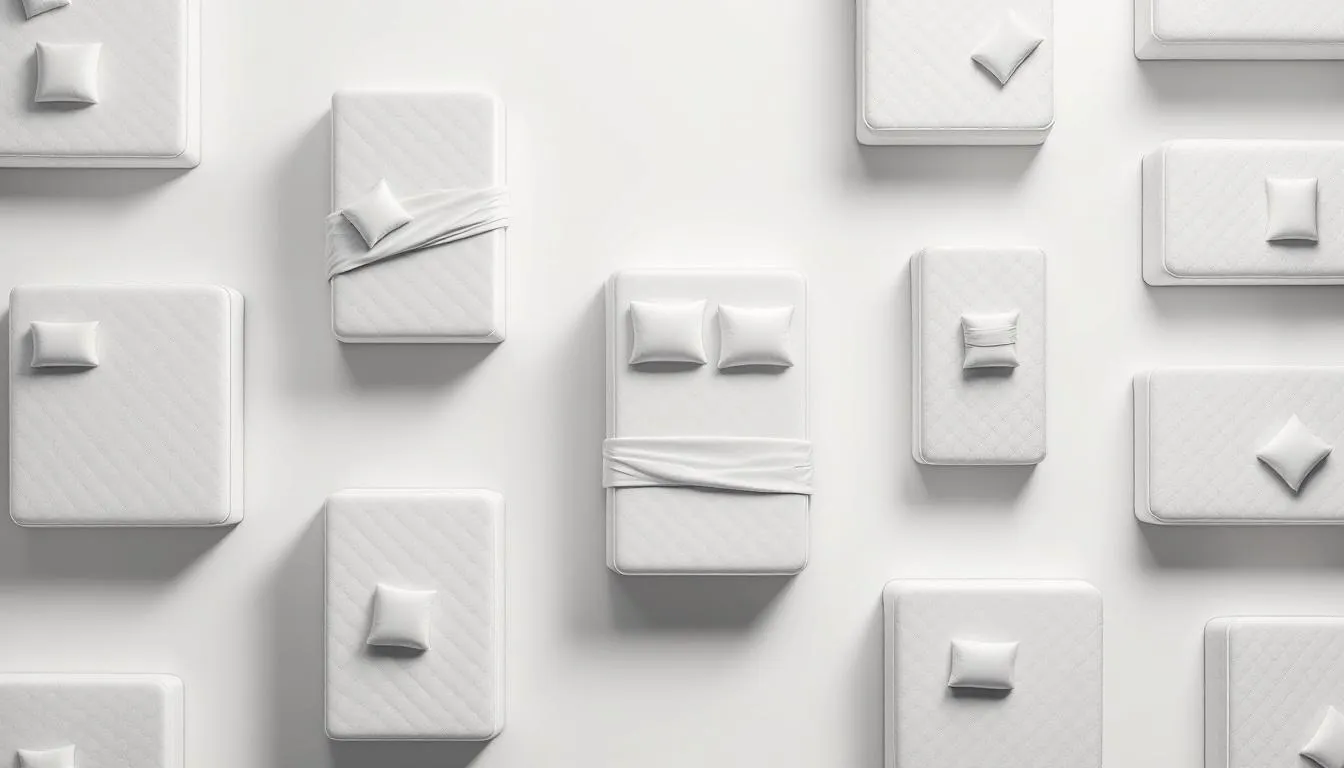 Different mattress options for a king single bed.