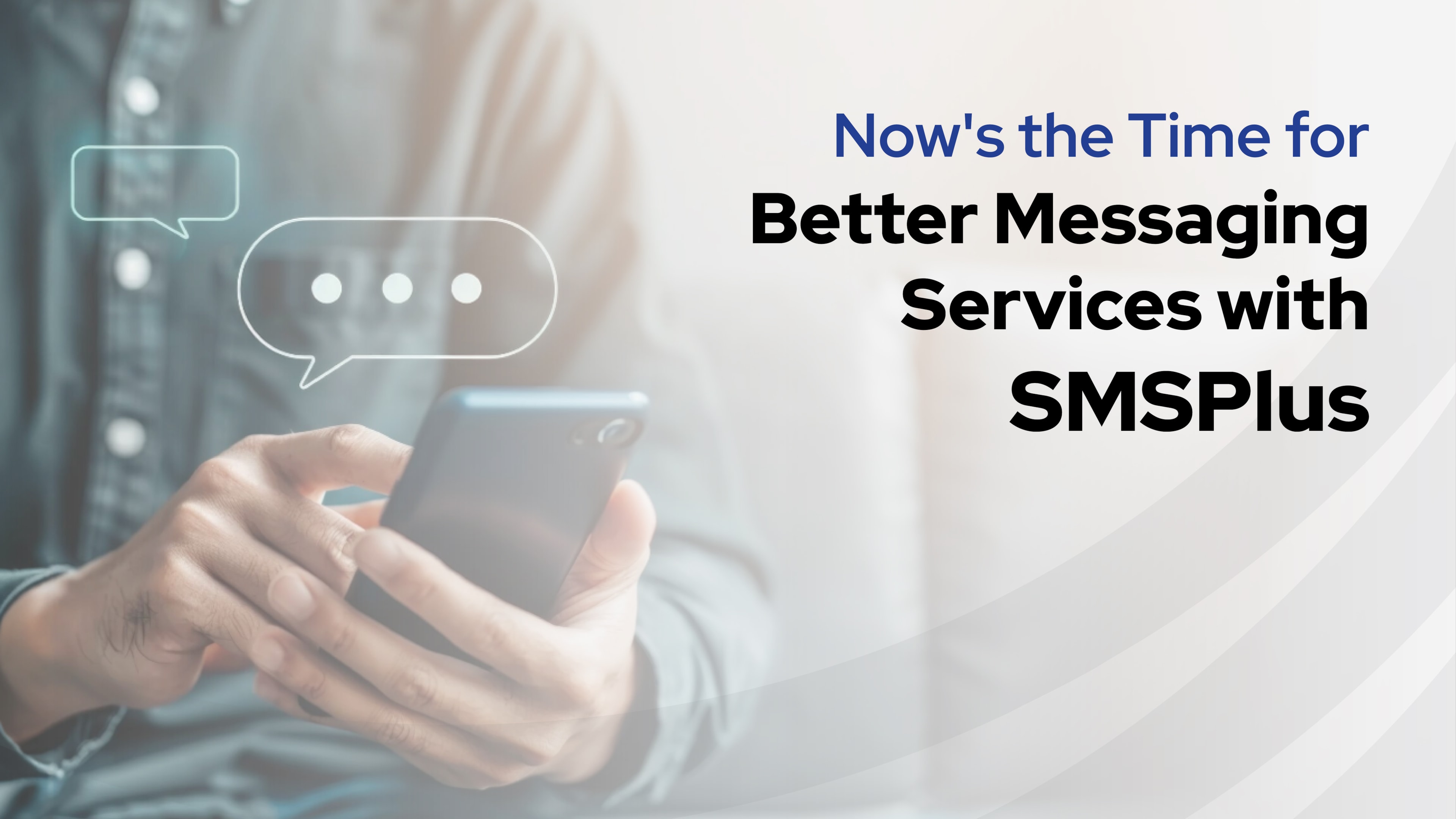 A person receiving "sms text messages" from a brand they like, with shopping bags over one arm.