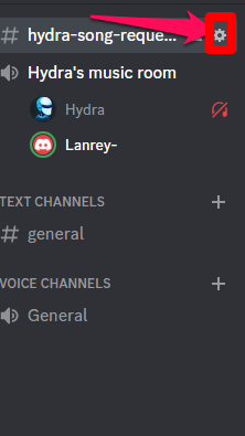 Image showing the icon for channel name change