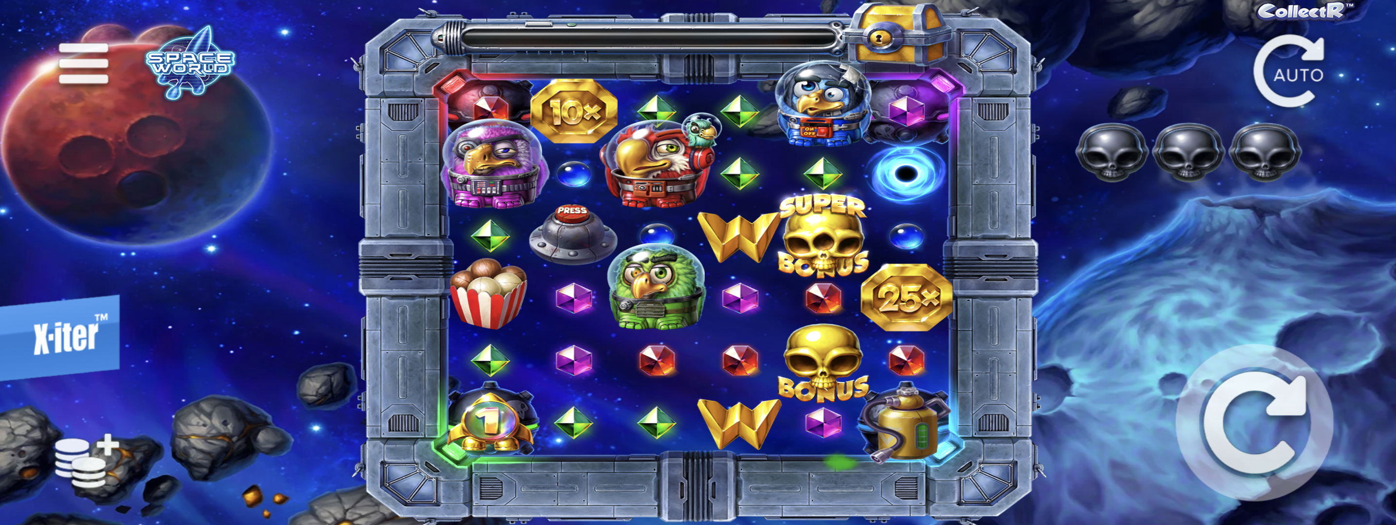 Pirots 4 Space World slot – spelautomat online med bonusfunktioner, multiplikatorer och free spins för vinster i casino.