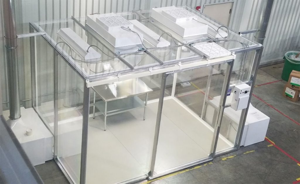 Portable cleanroom in pharmaceutical industry