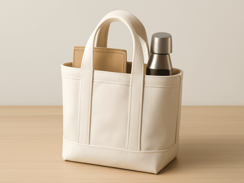 The Compact Canvas Tote 