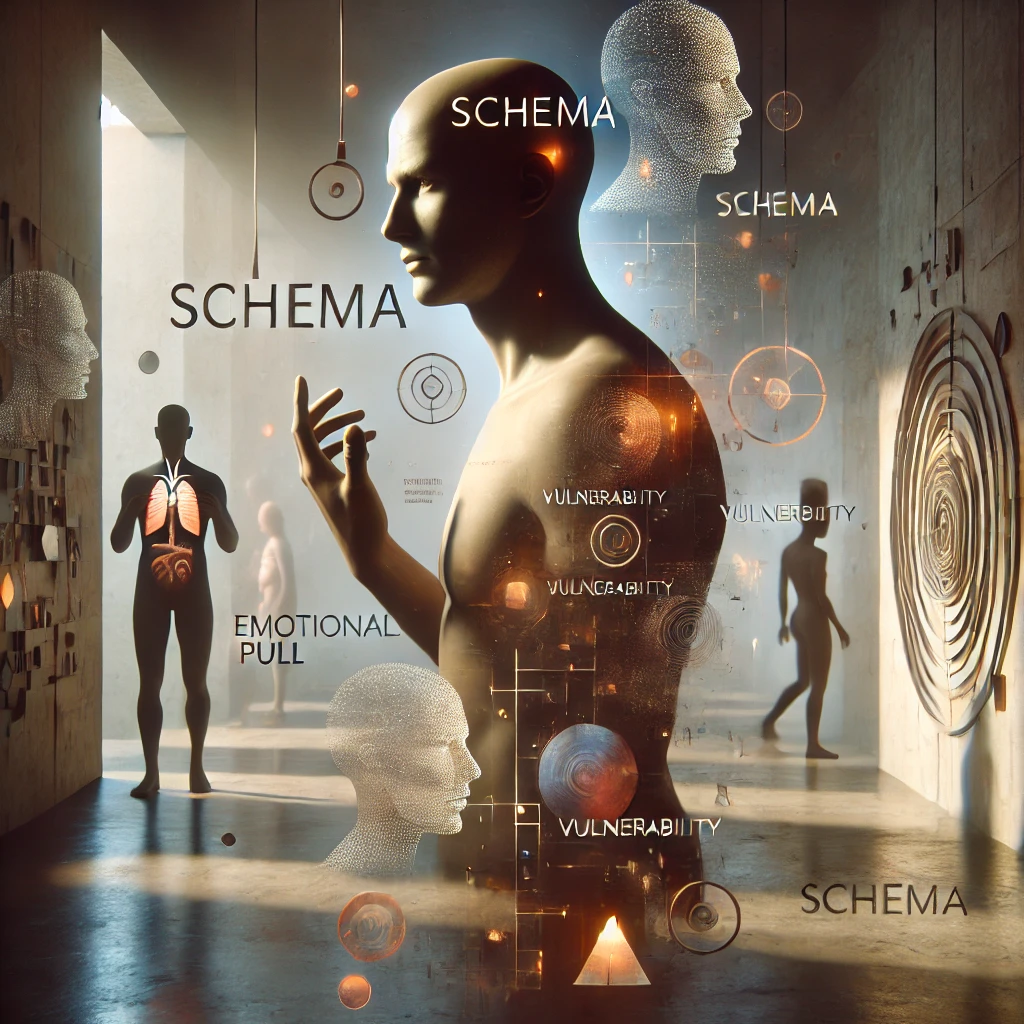 An image showing schema therapy and the influences of social psychology and personality psychology.