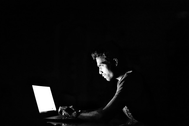 hacking, cyber, blackandwhite