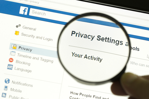 Privacy settings for marketing purposes, financial information, and how social media privacy important