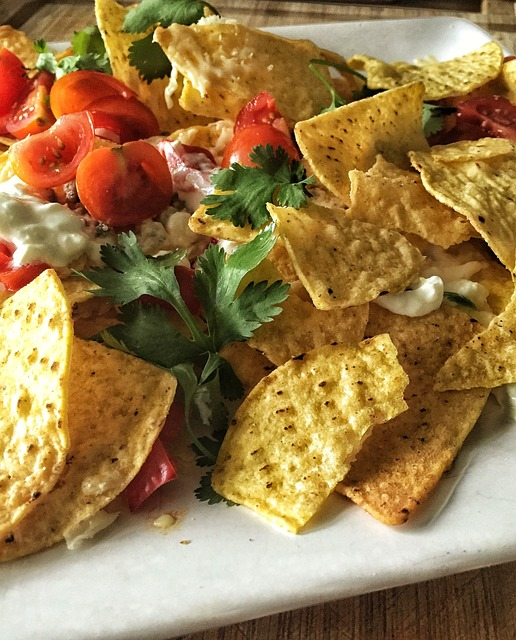 nachos, gluten free, guacamole