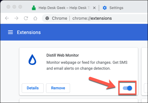 It may also be possible to troubleshoot issues in Chrome by using incognito mode. By default, Chrome will block any third-party plugins and extensions in incognito mode.