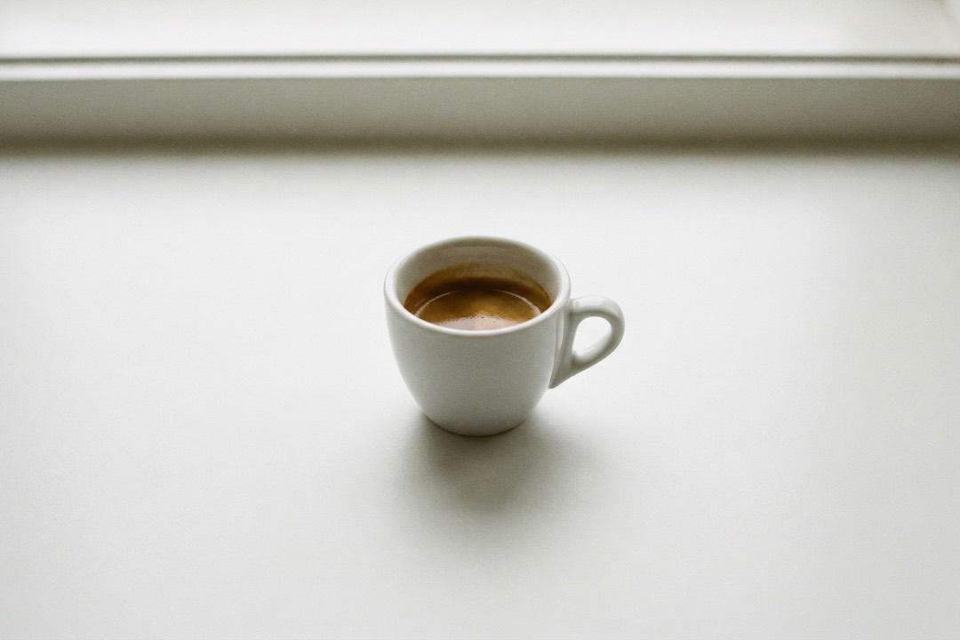a cup of coffee