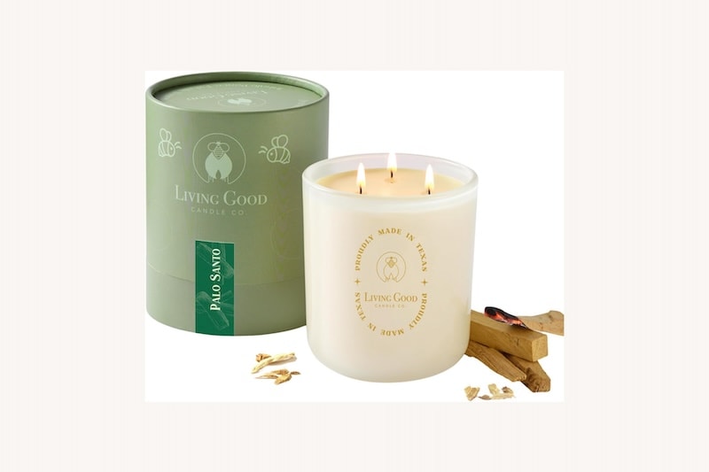 Living Good Candle Co non. toxic beeswax candles