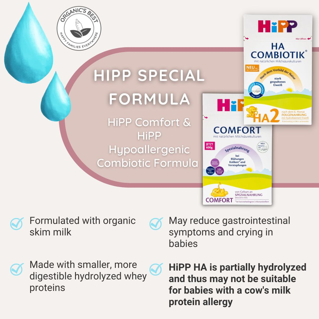 Best Colic Formula: HiPP HA and HiPP Comfort | Organic's Best