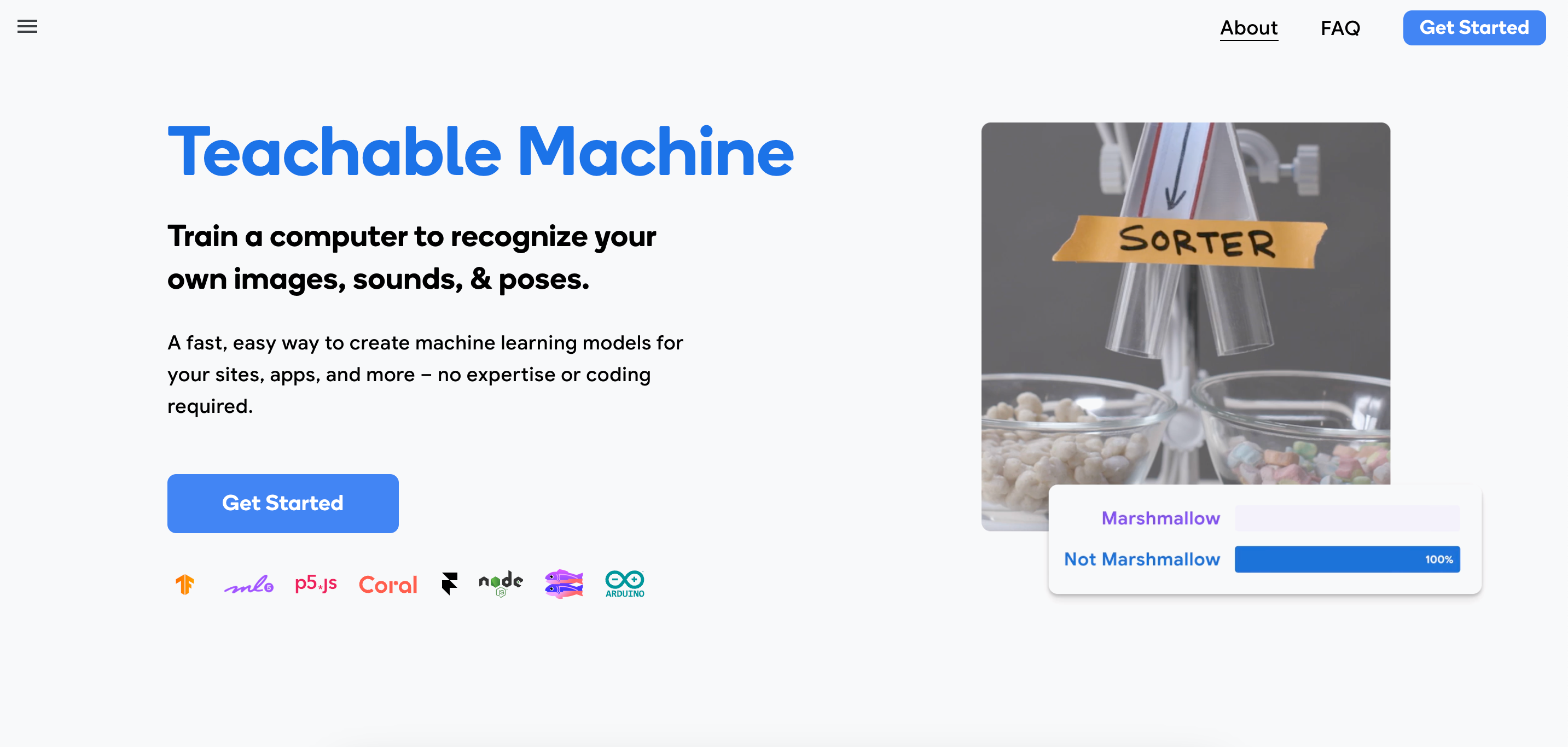 Google Teachable Machine