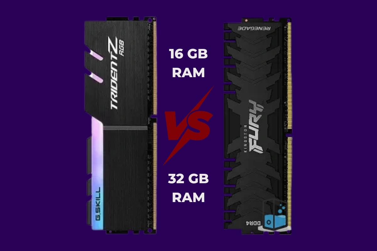 16GB vs 32GB RAM for Gaming 2026 comparison