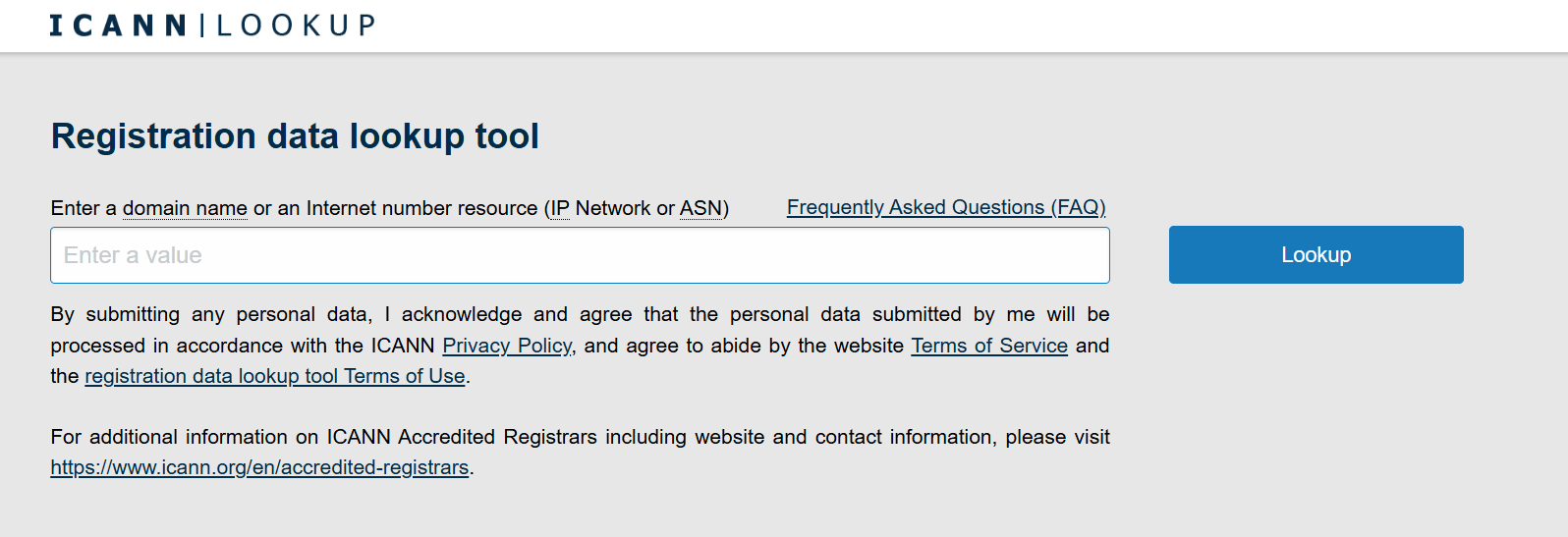 ICANN WHOIS look up took - how to find out when a domain expires