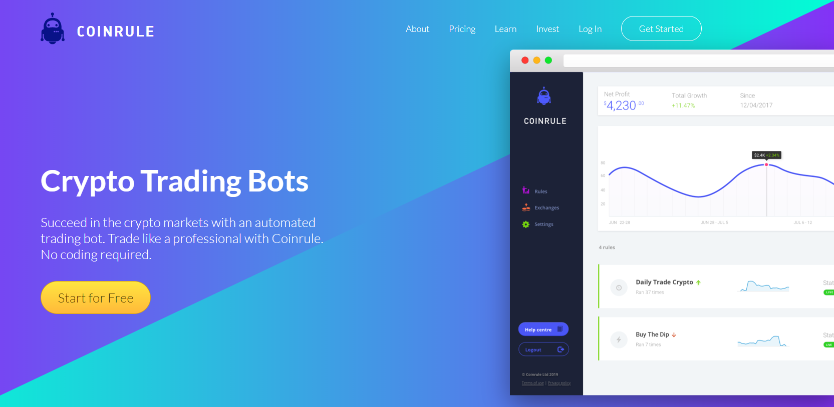 Crypto Trading Bot Coinrule