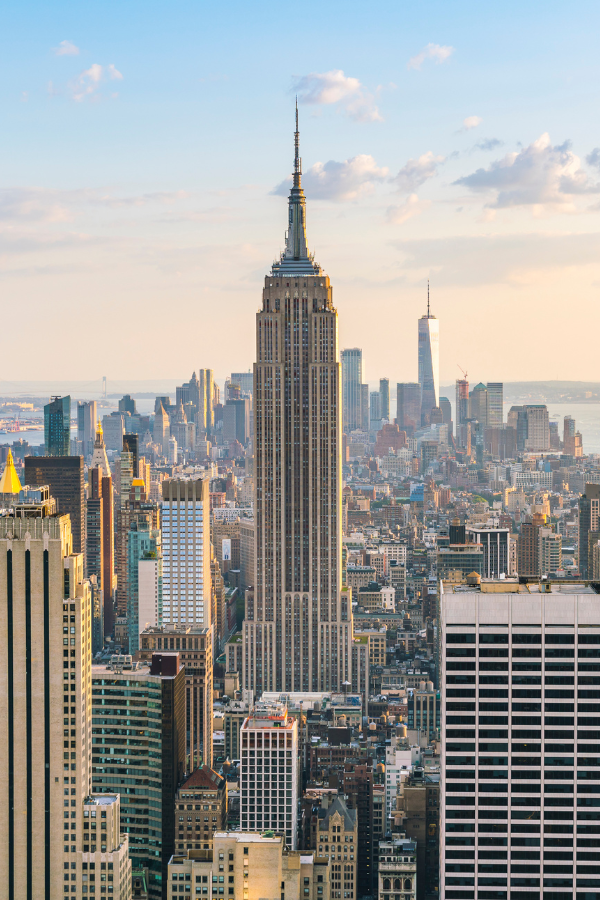 the skyline of New York, where designers create their own dreams in real life