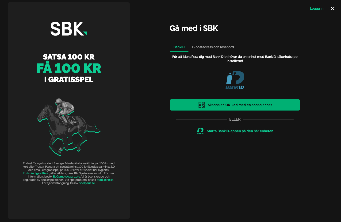 BetSBK bonus