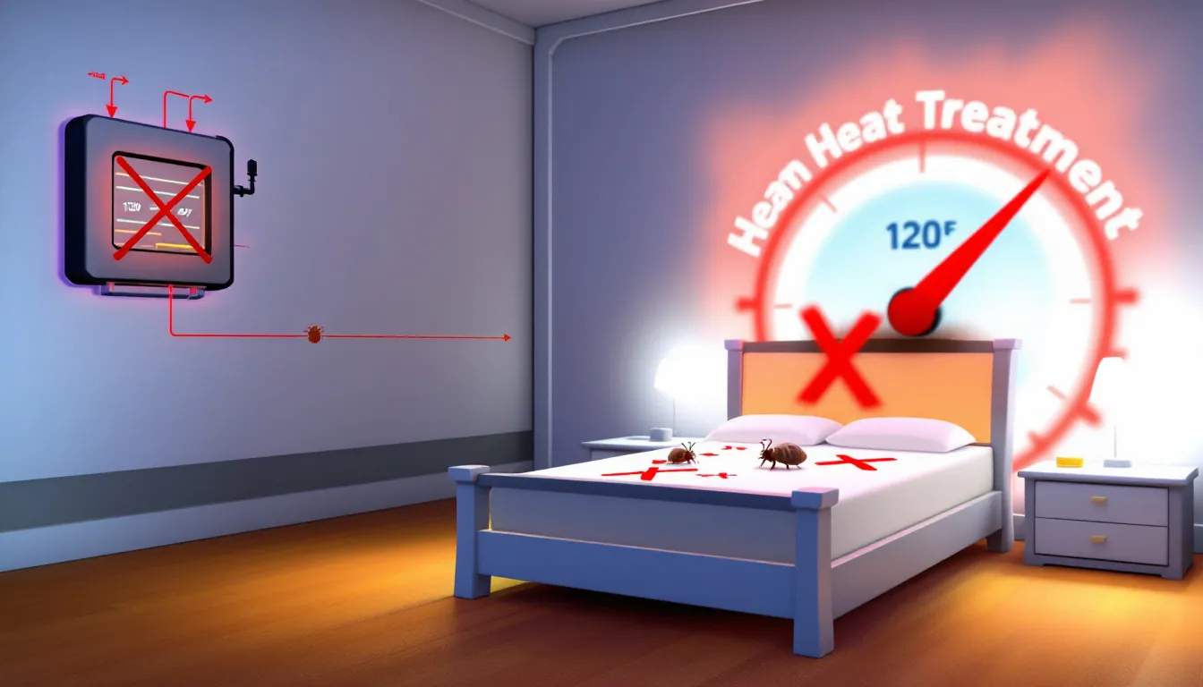 Preparing for heat treatment of bed bugs.