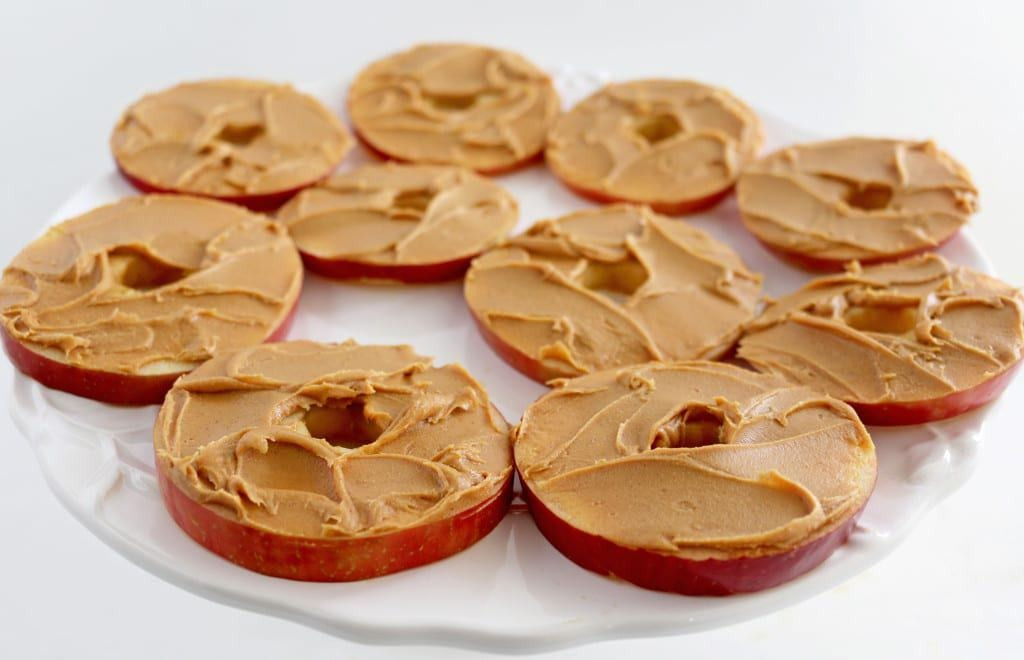 apple, peanut butter, nut butter, teen's lunch