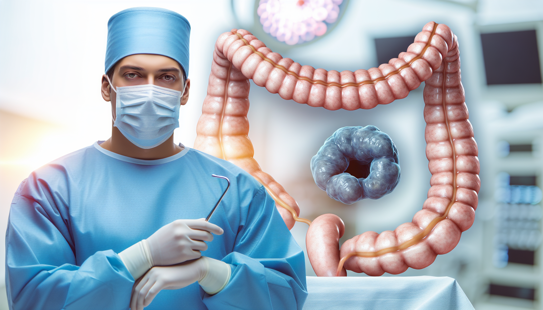 Illustration of surgical procedure