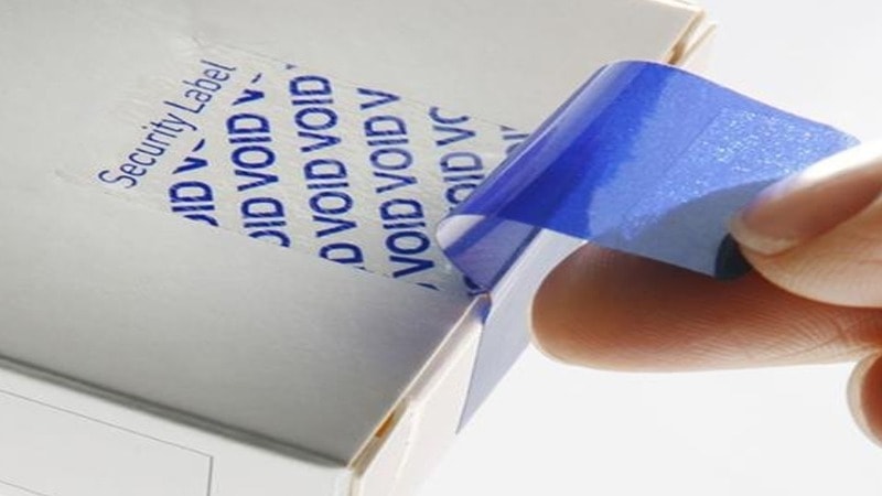 budget friendly void labels