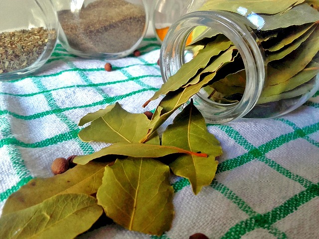 bay leaf, spices, cooking