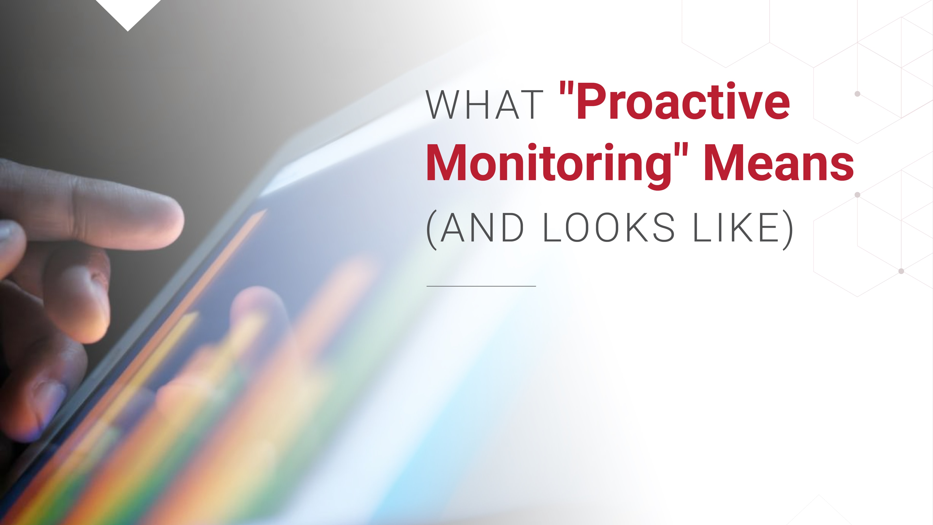 A business owner setting up the proactive network monitoring systems her IT team requested.