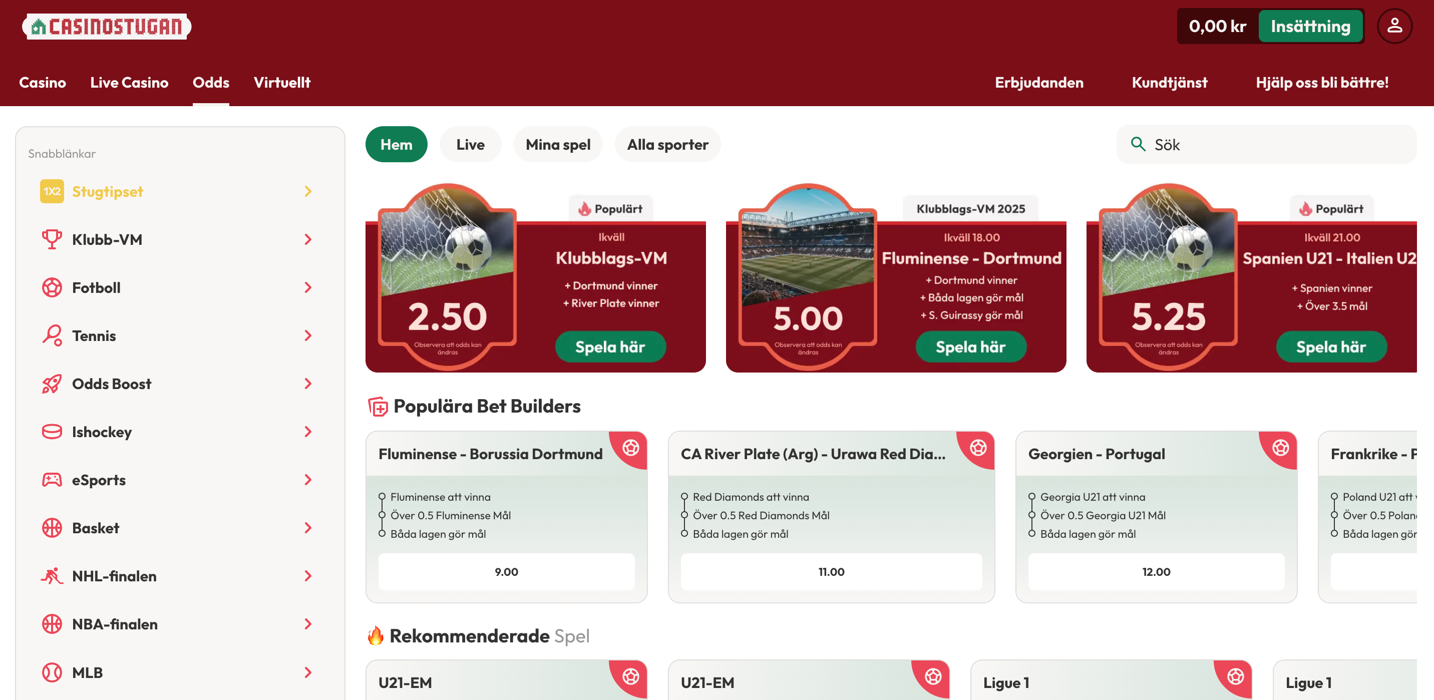 casinostugan betting
