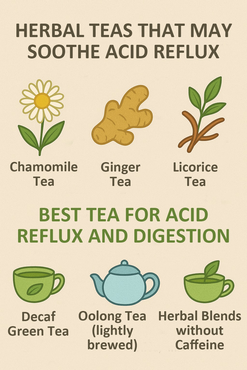 The best tea drink for indigestion, herbal tea that relieves gastric acid reflux