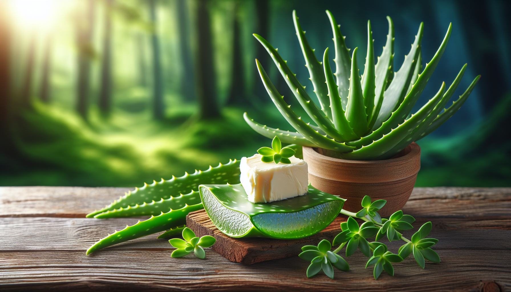 Aloe vera, shea butter, and sensitive skin