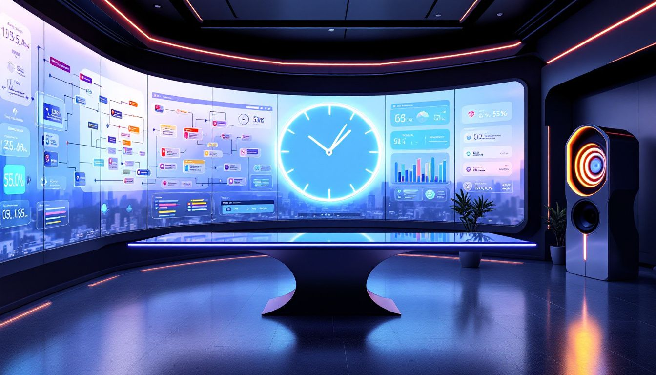 An organized workspace showcasing effective time management strategies.