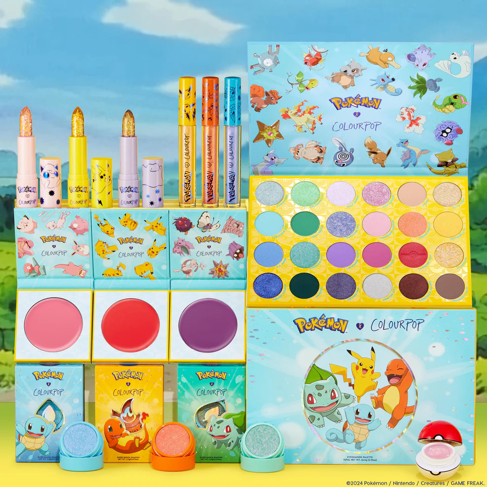 Pokémon x ColourPop makeup bundle