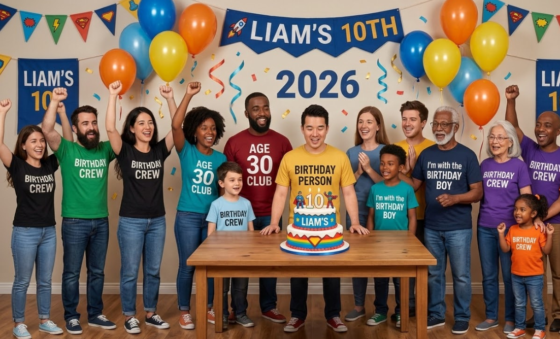 custom birthday t shirt