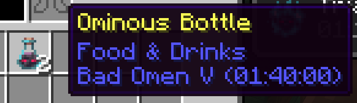 The Ominous Bottle provides you with the Bad Omen. It's needed to reach the Ominous Vault.