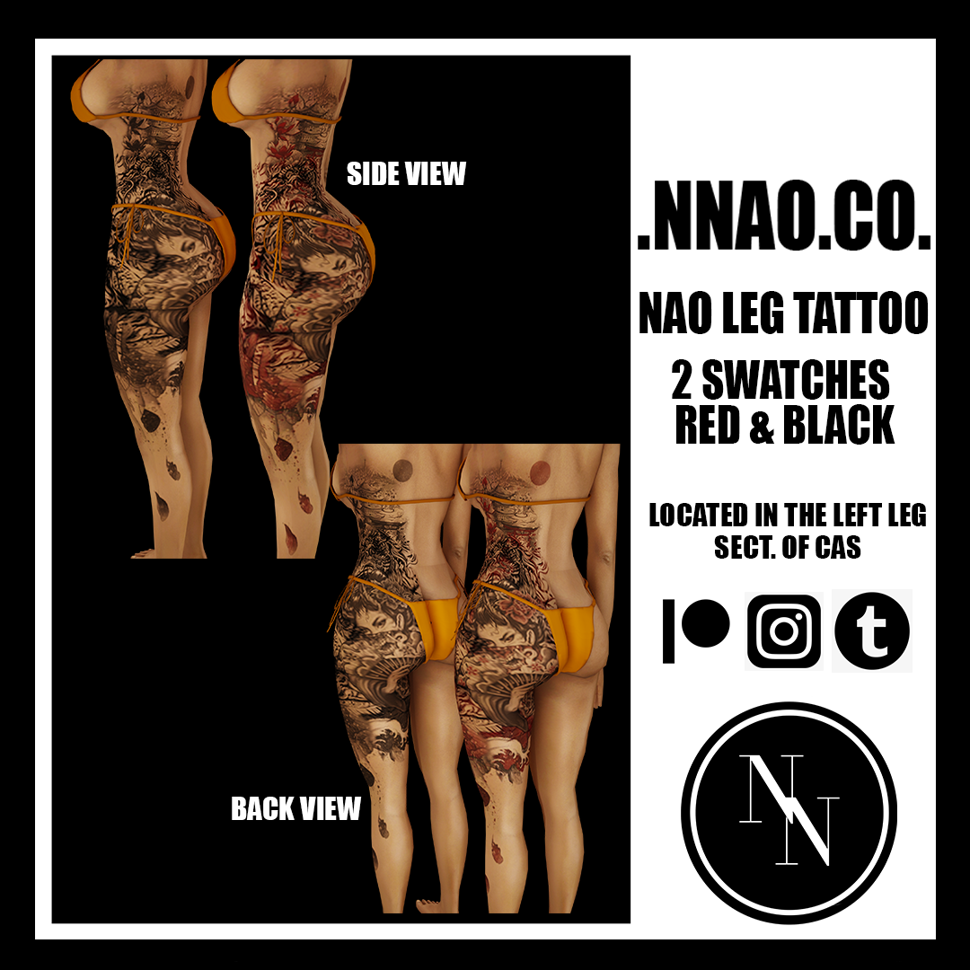 Nao Leg Tattoo