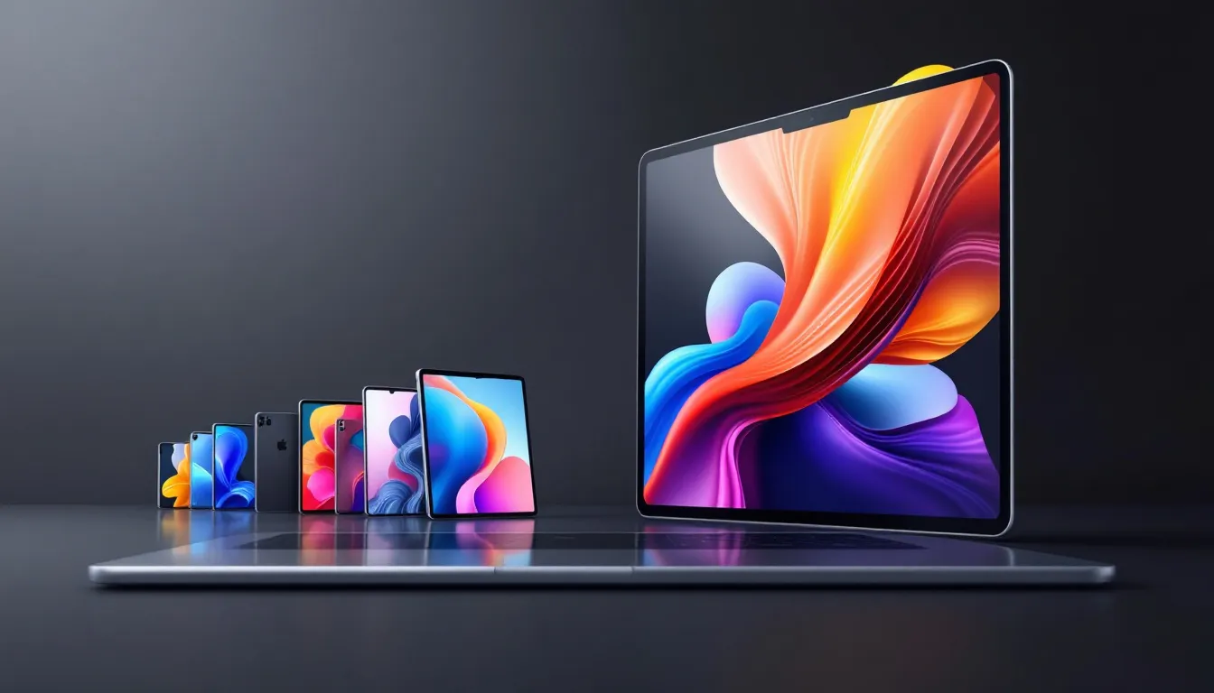 Ein Überblick über die besten Tablets 2025 mit verschiedenen Modellen.