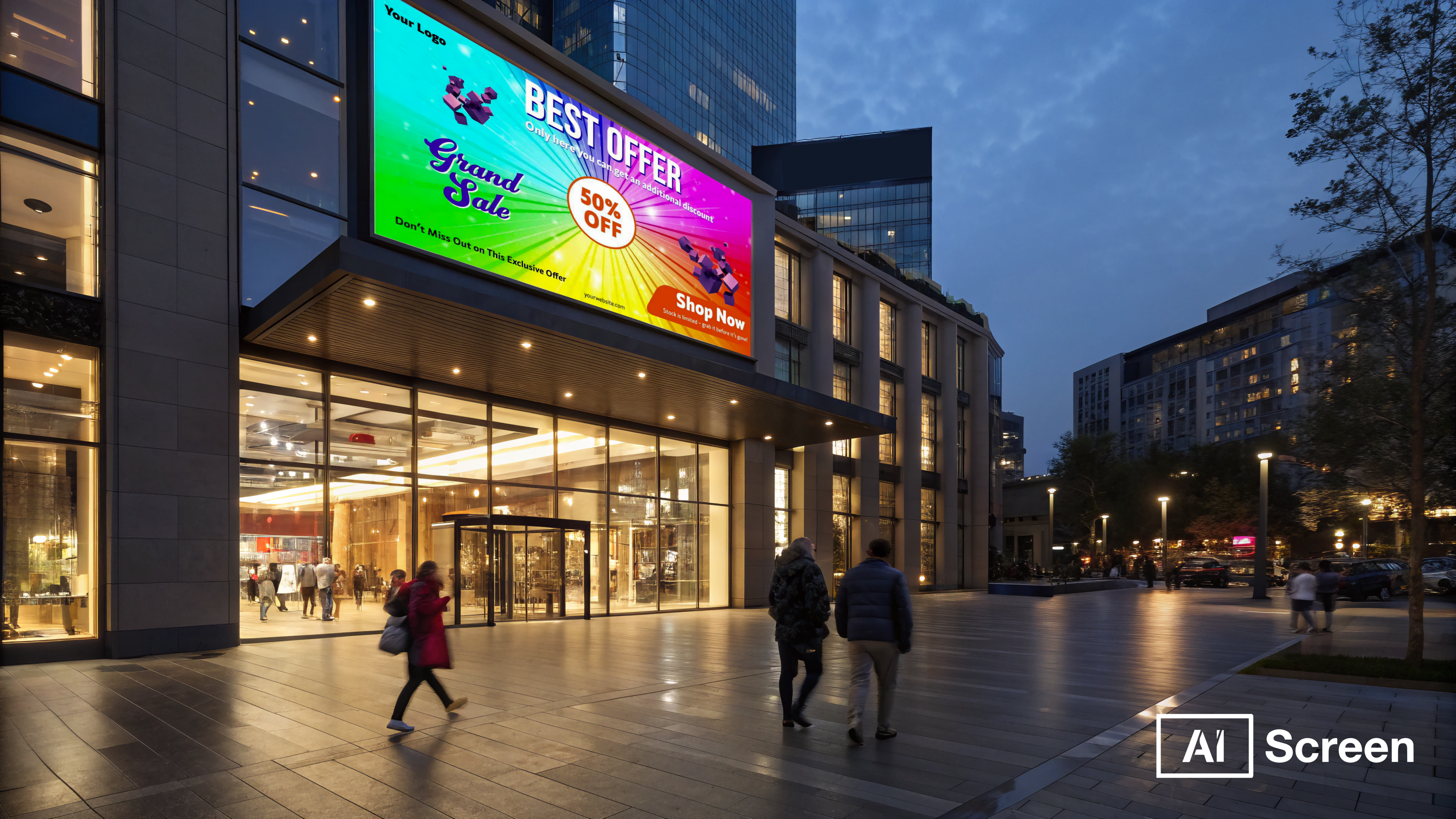 What Is Visual Merchandising in Retail? 4 outdoor digital signage