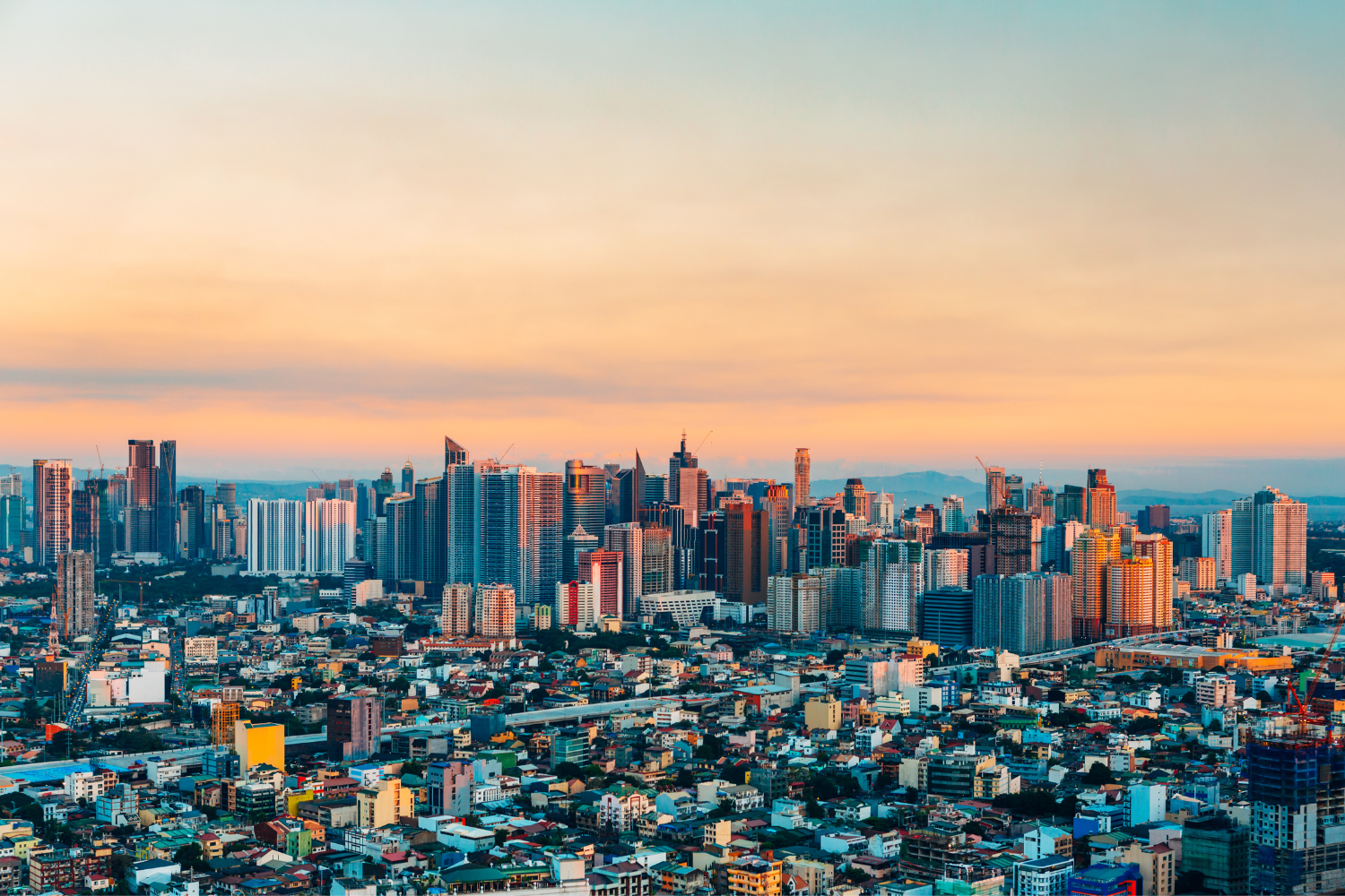 Manila skylines.