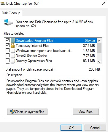 Fix #3 Run Disk Cleanup