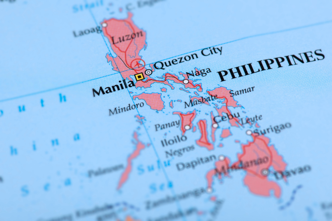 Map of the Philippines showing Manila, Cebu, and other key cities for regional hiring comparison.