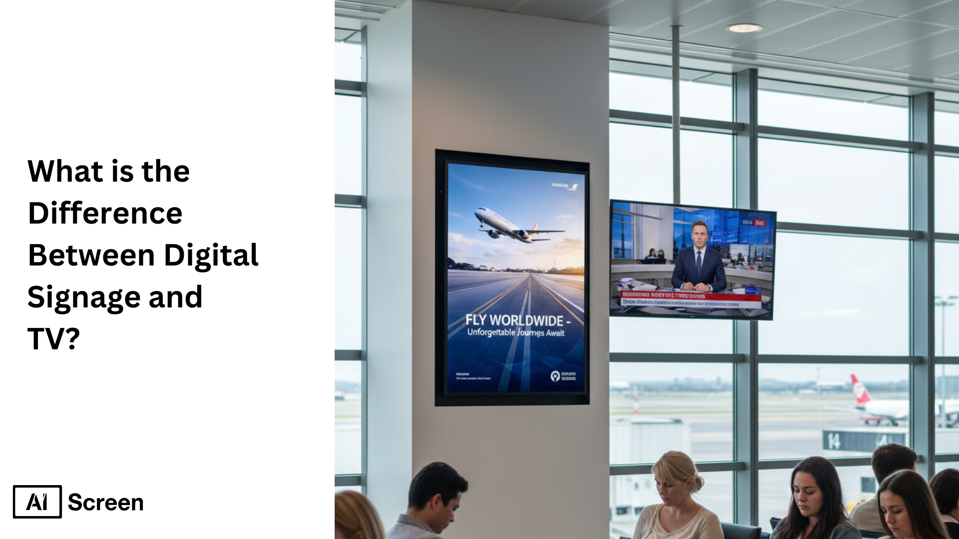 What is the Difference Between Digital Signage and TV? 1 difference between digital signage and tv