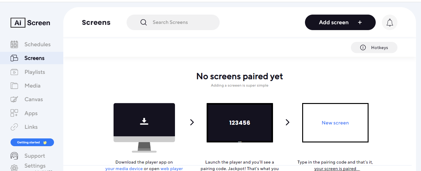Digital Signage Player For Restaurant AIScreen