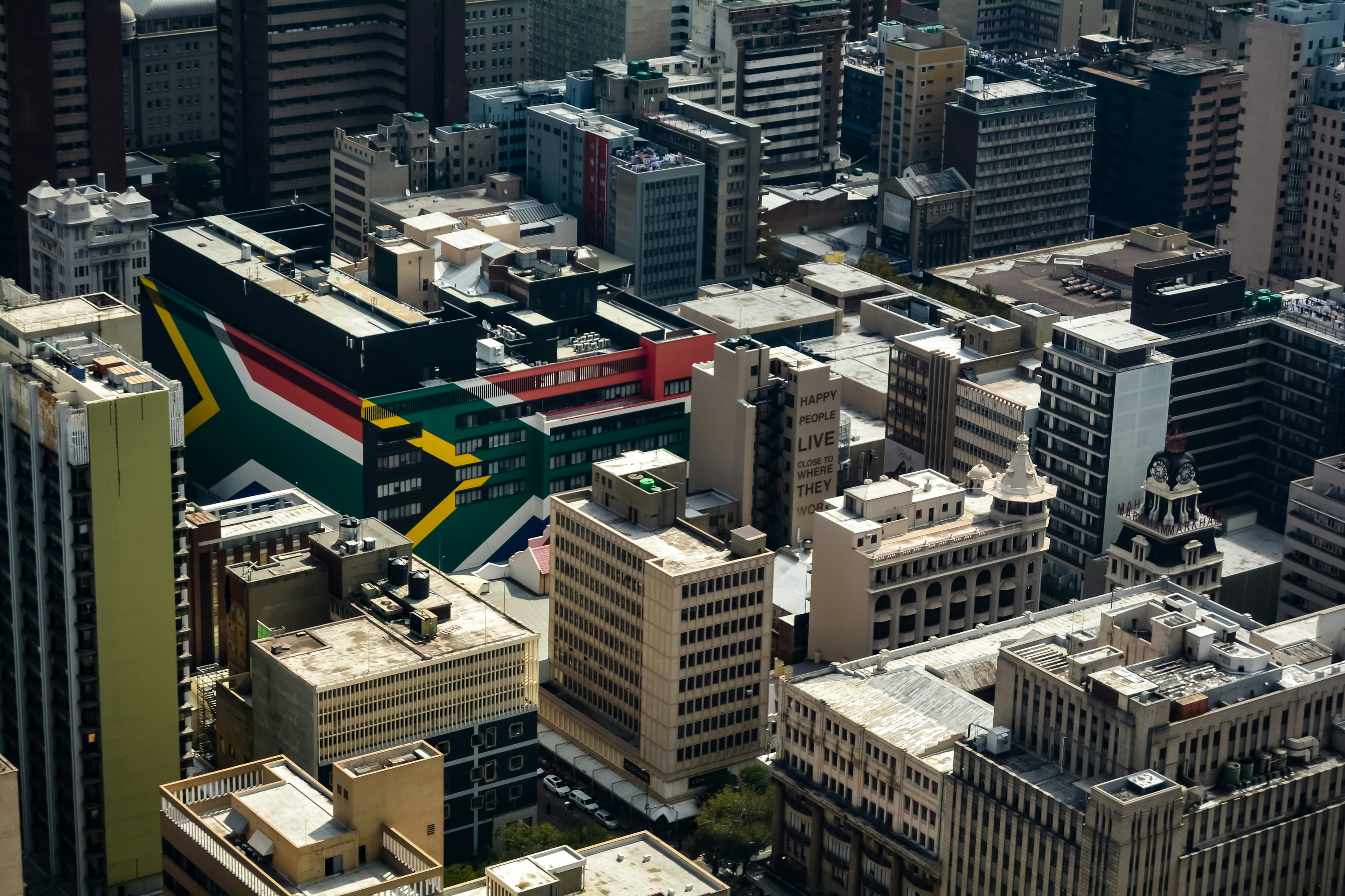 An image of Johannesburg city.