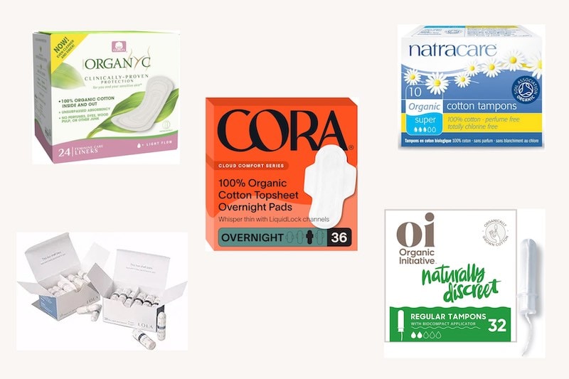 non toxic period products best non toxic pads and tampons