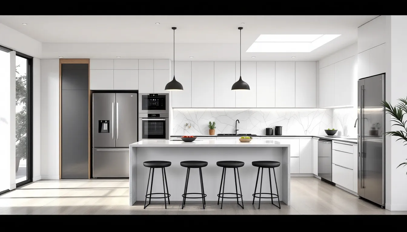 A visual representation of kitchen remodeling costs, including various materials and appliances.