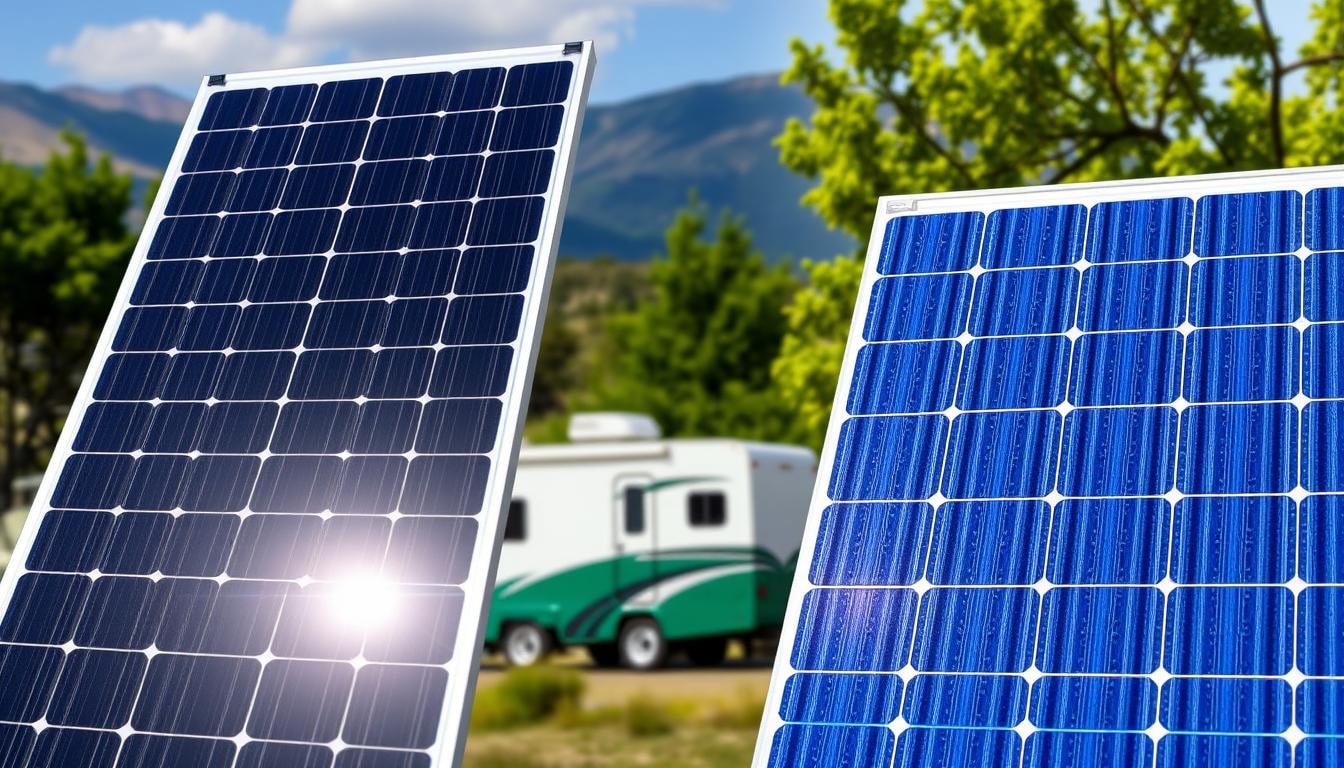 monocrystalline vs polycrystalline solar panels for rv